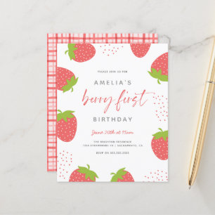 Budget Sweet Berry Première fille 1er anniversaire