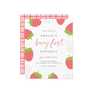 Budget Sweet Berry Première fille 1er anniversaire