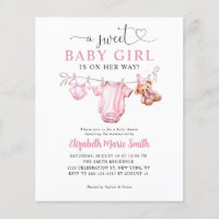 Budget Sweet Little Rose Vêtements Baby shower fil