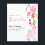 Budget SWEET ONE Candy Kids Candyland 1er annivers<br><div class="desc">Cute SWEET ONE Candy Kids Candyland 1er anniversaire Invitation</div>
