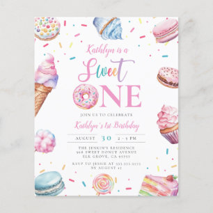 Budget Sweet One Pastel Donut Candy Premier annive