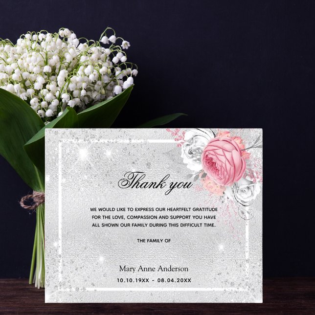 Budget Sympathy argent rose merci (Créateur téléchargé)