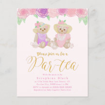 Budget Tea Party Baby shower