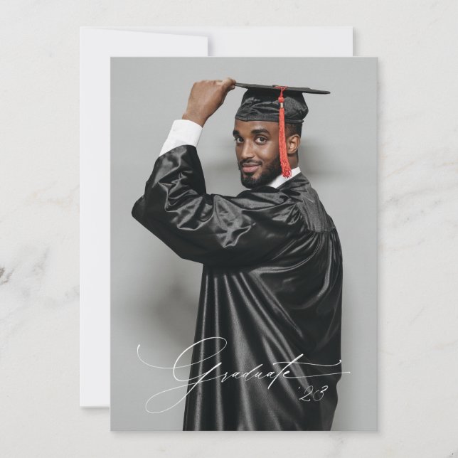 BUDGET TENDANCE Faire-part d'obtention d'un diplôm (Devant)