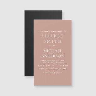 BUDGET Terracotta Monochrome Mariage