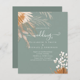 BUDGET Terracotta Pampas Grass Mariage tropical