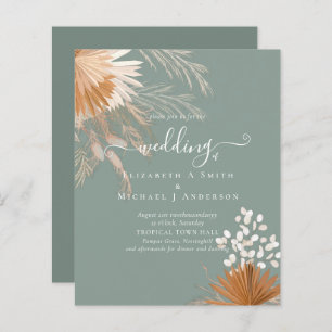 BUDGET Terracotta Pampas Grass Mariage tropical