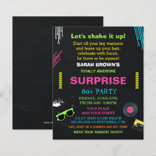 Budget Totalement génial Invitation de fête des an