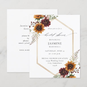 Budget Tournesol & Fête des mariées Florale Fleur 