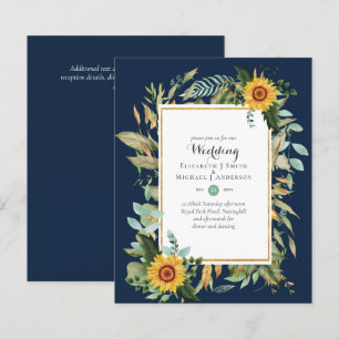 BUDGET Tournesols Eucalyptus Mariage de verdure