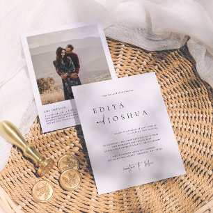 Budget Tout en un QR Code Blanc Un Photo Mariage