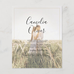 Budget Tout-en-un Rustique Terracotta MARIAGE OR