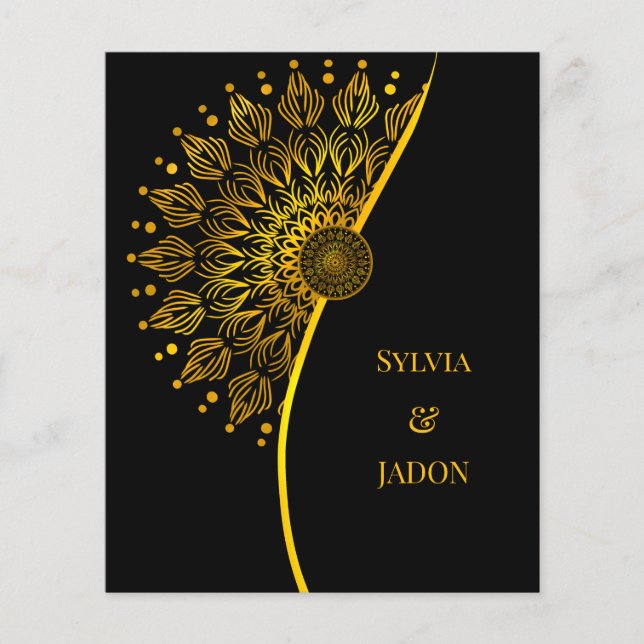 Budget traditionnel mandala classique luxe élégant (Devant)