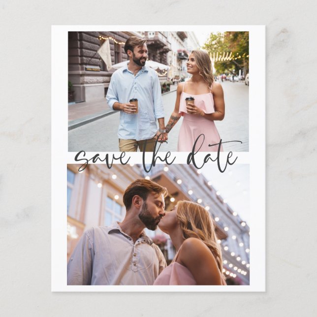 Budget Trois Photo Minimaliste Script Enregistrer  (Devant)