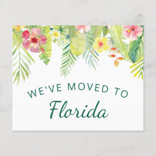 Budget Tropical Foliage Nouvelle Floride Carte d'a