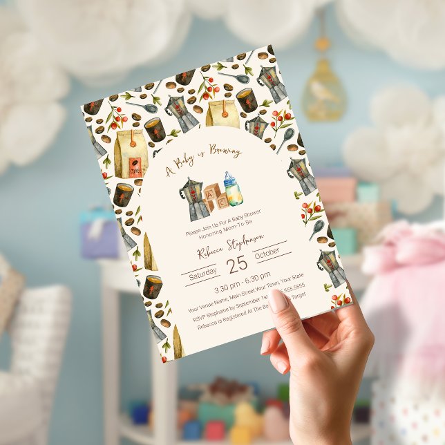 Budget Un bébé brasse du Baby shower de café (Créateur téléchargé)