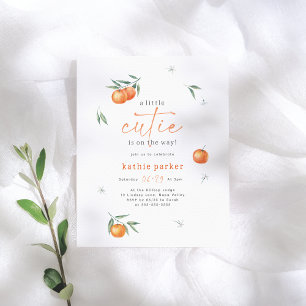 Budget Un Petit Baby shower De Citrus Orange Cutie