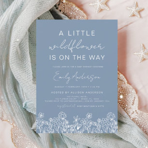 Budget Un Petit Baby shower Fleur sauvage Invitati