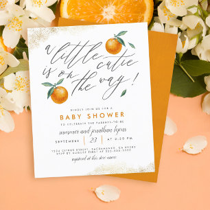 Budget Un Petit Baby shower Orange Neutre Un Peu C