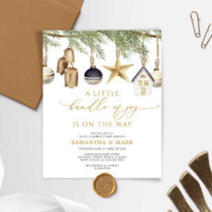 Budget Un Petit Ensemble De Joy Baby shower Invita