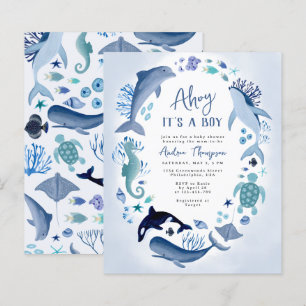 Budget Under the Sea Ahoy C'est un Baby shower de