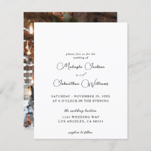 Budget Une photo moderne Vertical 9 Mariage