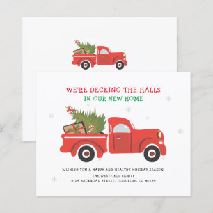 Budget vacances de Noël Faire-part de déménagement