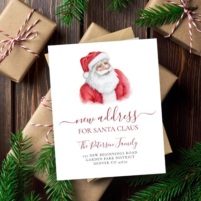 Budget vacances Noël déménagement Faire-part (Créateur téléchargé)