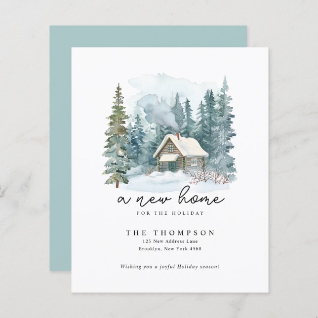 BUDGET Vacances Nouvelle Maison Écriture manuscrit (Devant / Derrière)