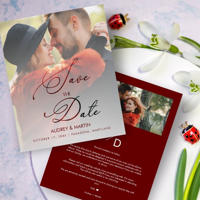 Budget Vellum Gradient Transparent Overlay Photo (Créateur téléchargé)