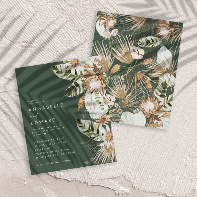 Budget vert bohème botanique moderne élégant (Créateur téléchargé)