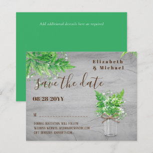 BUDGET Vert Économie Dates Ferns Gry monochromatiq