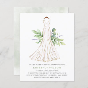 Budget Vert Mariage Robe Fête des mariées Invitati