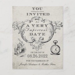 Budget Vintage Alice au Mariage Wonderland