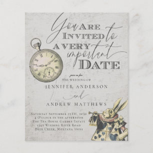 Budget Vintage Alice au Mariage Wonderland