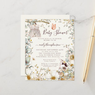 Budget Vintage robe fille Baby shower crème Invita