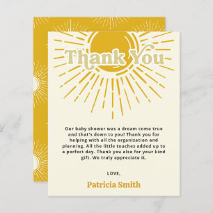 Budget Voici le fils baby shower Merci