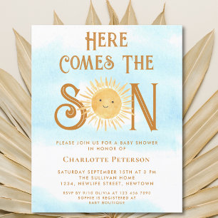 Budget Voici L'Invitation Du Fils Baby shower