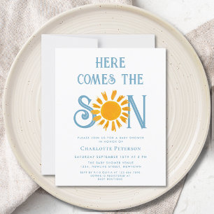 Budget Voici L'Invitation Du Fils Baby shower