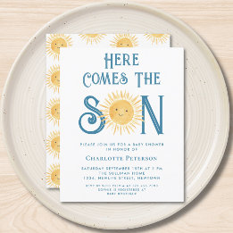 Budget Voici L'Invitation Du Fils Baby shower