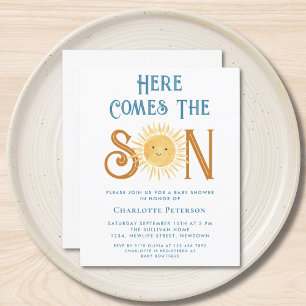 Budget Voici L'Invitation Du Fils Baby shower