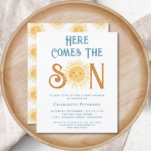 Budget Voici L'Invitation Du Fils Baby shower
