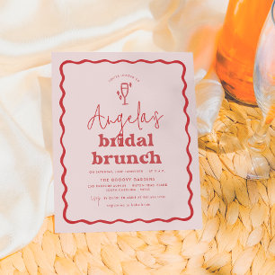 Budget Wavy Retro Rose & Rouge Super Bridal Brunch
