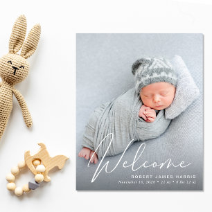 Budget Welcome Script 4 Faire-part de naissance ph