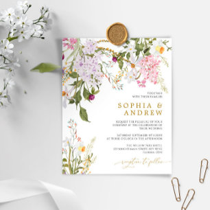 Budget Wilfleurs Faire-part de mariage