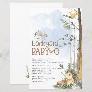 Budget Woodland Baby Q Jardin Invitation Baby show