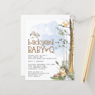 Budget Woodland Baby Q Jardin Invitation Baby show