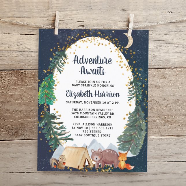 Budget Woodland Night Sky Baby Sprinky (Créateur téléchargé)