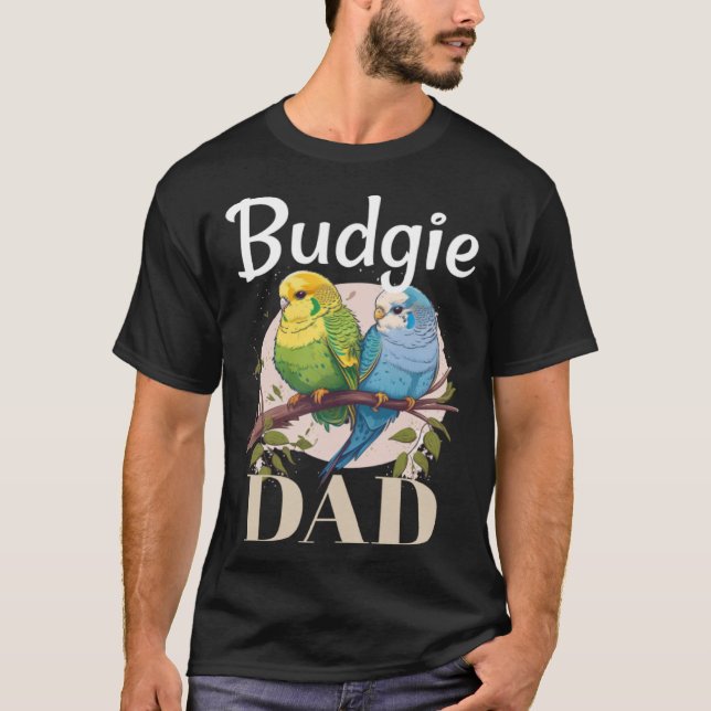 Budgie Papa Budgerigar Perakeet Bird Pullover Hood (Devant)