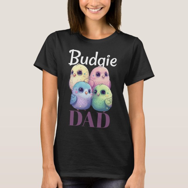 Budgie Papa Budgerigar Perakeet Bird Pullover Hood (Devant)